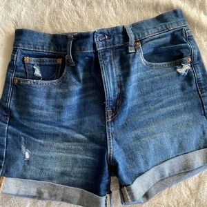 Women's High Rise Jean Shorts